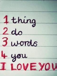 I love you