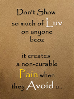 Pain of love