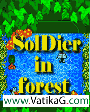  soldire in forest