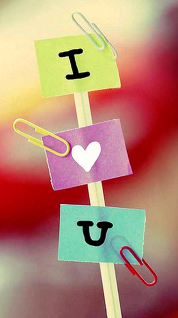 I love you