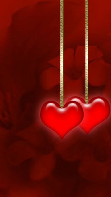 Red hearts